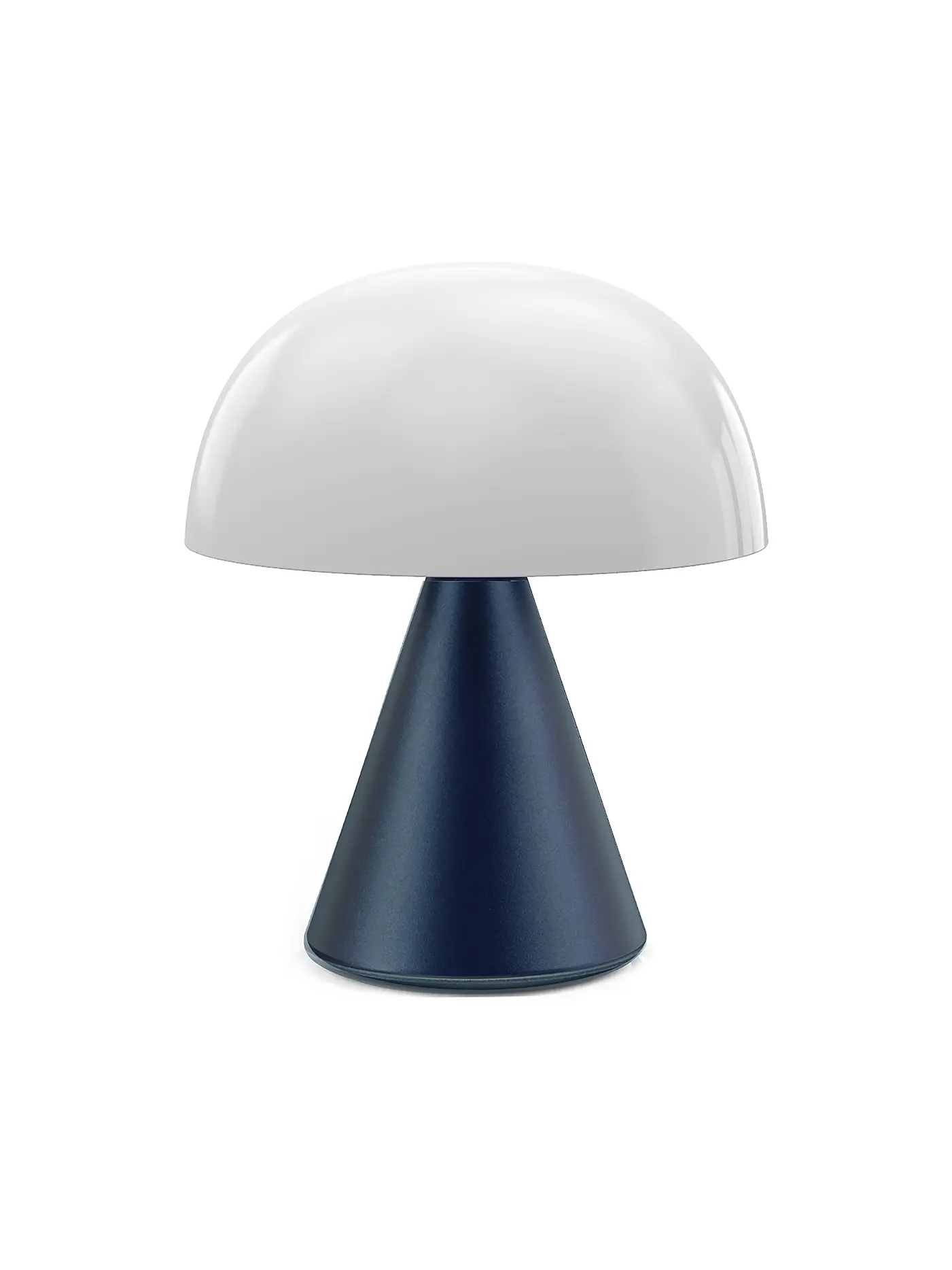 LEXON | LED Lampe MINA L 17cm Orange | dunkelblau